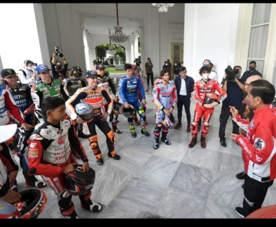 Para Pembalap MotoGP 2022 Bertemu Presiden Jokowi